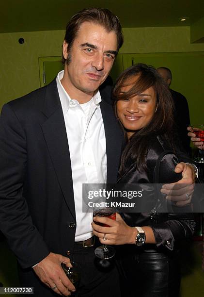 Chris Noth and Tara Wilson during Sir Richard Branson Unveils Virgin Pulse in New York City at Power Deep Studios in New York City, New York, United...