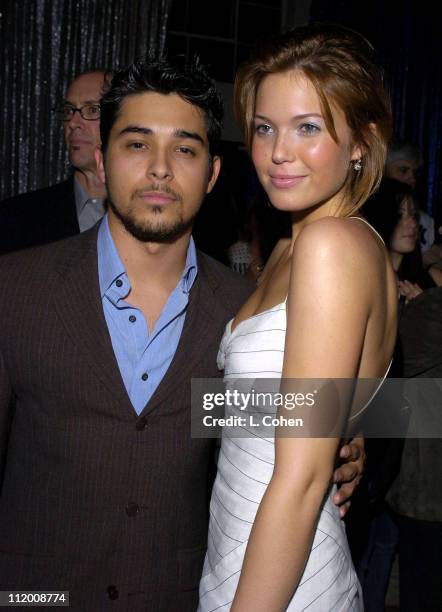 Wilmer Valderrama and Mandy Moore during "Saved" Los Angeles Premiere - After Party at Beverly Hills High School in Beverly Hills, California, United...