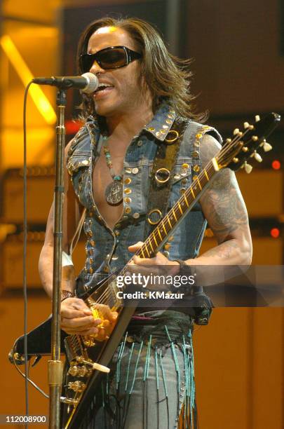 Lenny Kravitz during WB Primetime 2004-2005 Upfront at Madison Square Garden in New York City, New York, United States.