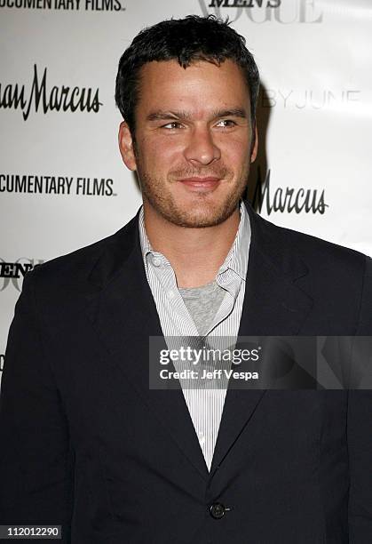 Balthazar Getty during Men's Vogue Hosts a Private Screening of "Helmut" by June with Brett Ratner at Neiman Marcus in Beverly Hills, California,...