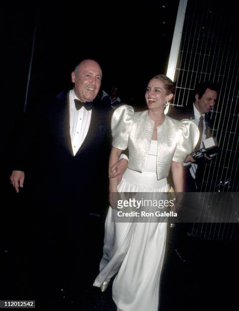 Jerry Zipkin and Carolina Herrera during "New York, New York" New York Premiere & After Party at Lincoln Plaza Cinema in New York City, New York,...