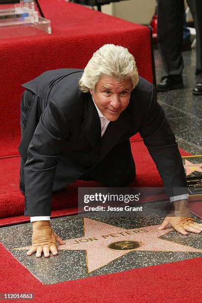 Jon Peters during Jon Peters Recieves a Star on the Walk of Fame at Walk of Fame in Hollywood, CA, United States.