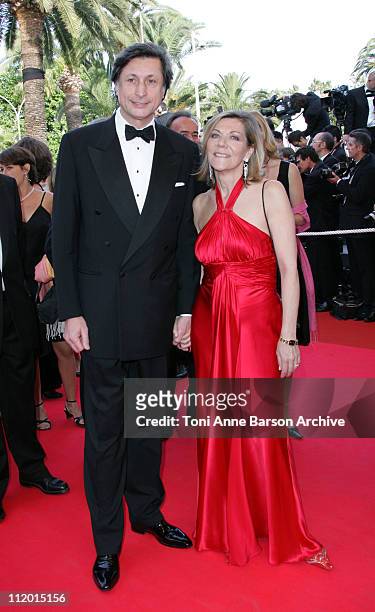 Patrick de Carolis and Carol Ann Hartpence during 2007 Cannes Film Festival - Opening Night Gala and World Premiere of "My Blueberry Nights" -...