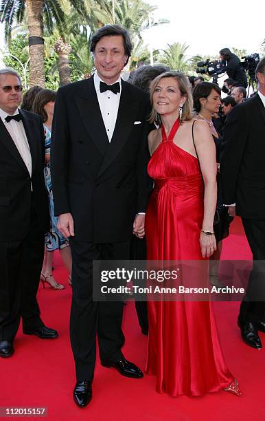 Patrick de Carolis and Carol Ann Hartpence during 2007 Cannes Film Festival - Opening Night Gala and World Premiere of "My Blueberry Nights" -...