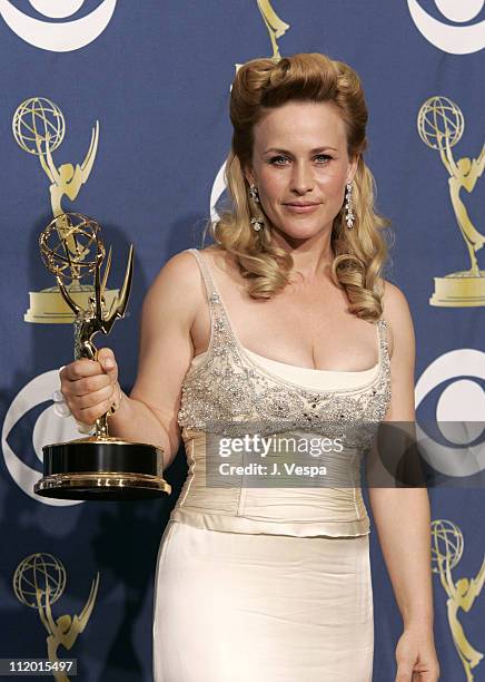 Patricia Arquette, winner of Outstanding Lead Actress in a Drama Series for "Medium"