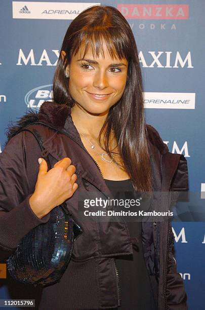 Jordana Brewster during Maxim "SNO" Party Hosted by January Cover Girl Michelle Branch at Marque in New York City, New York, United States.