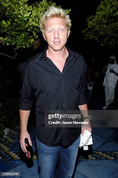Boris Becker during Blender 2004 MTV VMA Pre-Party Hosted by Pharrell Williams and Chad Hugo - Inside at Nobu in Miami Beach, Flordia, United States.