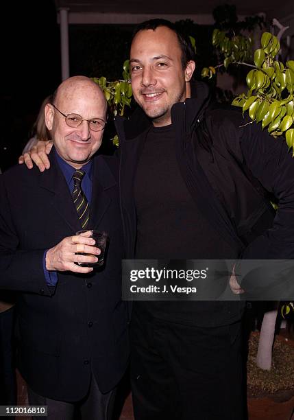 Ed Pressman and Stefan Simchowitz during Lions Gate Celebrates the Acquisition of Artisan Entertainment in Los Angeles, California, United States.