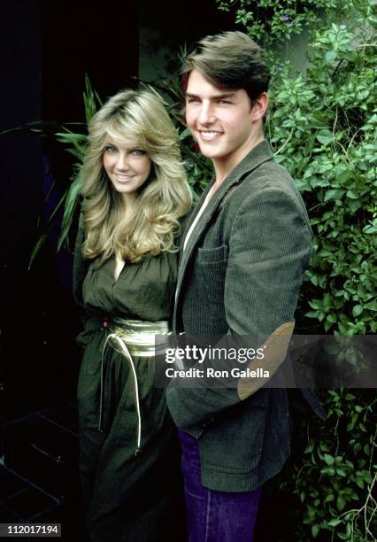 Heather Locklear and Tom Cruise during "Entertainment Tonight" Celebrates Its 100th Taping at Su Ling Restaurant in Los Angeles, California, United...