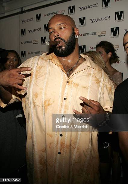 Marion Suge Knight during Paris Hilton Record Release Party at Mansion at Mansion in Miami, California, United States.