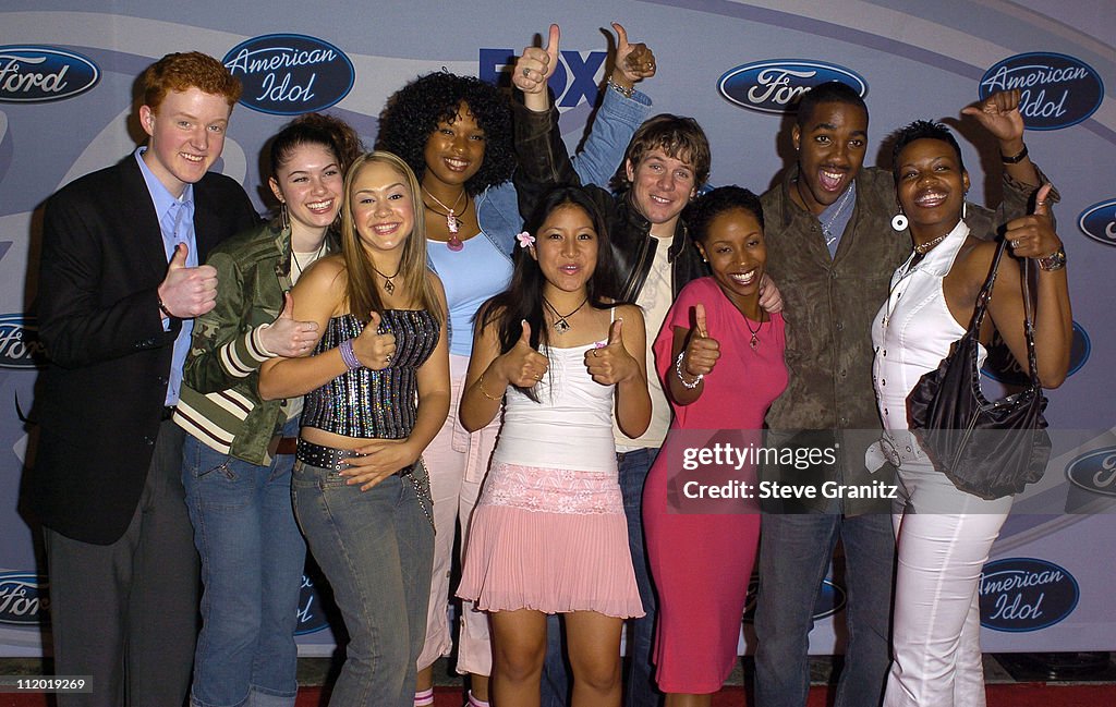 "American Idol" Finalists during "American Idol" Season 3 Top 12 "American Idol" Finalists during "American Idol" Season 3 Top 12