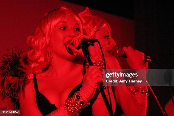 Katy Kassler and Emily Wilbur during "Beats for Baghdad" DVD Release Party at Cinespace in Los Angeles, California, United States.