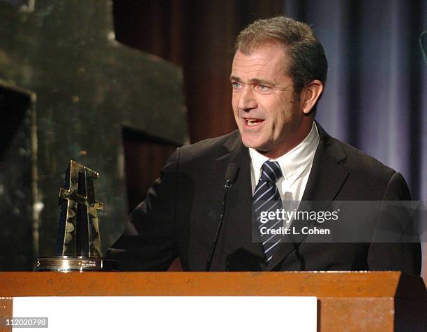 Producer of the Year Mel Gibson during The 8th Annual Hollywood Film Festival Awards Ceremony - Show at The Beverly Hilton Hotel in Beverly Hills,...