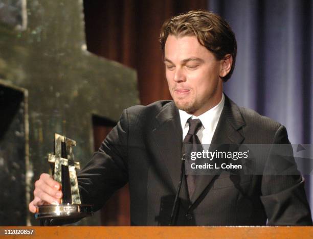 Actor of the Year Leonardo DiCaprio during The 8th Annual Hollywood Film Festival Awards Ceremony - Show at The Beverly Hilton Hotel in Beverly...