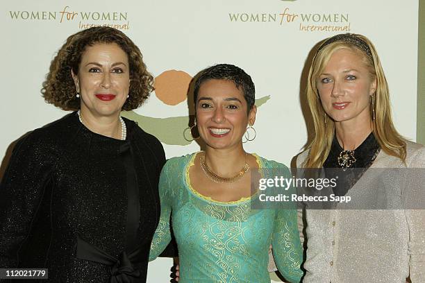 Roma Maffia, Zainab Salbi, President of Women for Women International and Joely Richardson