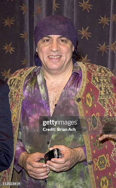 Steven Van Zandt during The Cast of "The Sopranos" Introduces Cingular HBO Mobile at 1100 6th ave in New York, New York, United States.