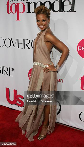 Eva Pigford during "America's Next Top Model" Season Three Finale Party at Ivar in Hollywood, California, United States.