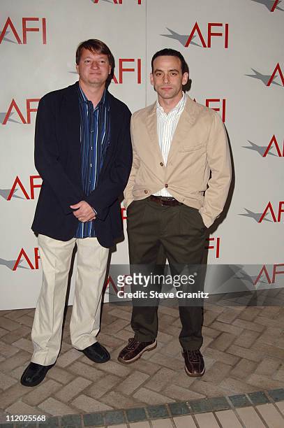 Ethan Reiff and Cyrus Voris during AFI Awards Luncheon - Arrivals in Los Angeles, California, United States.