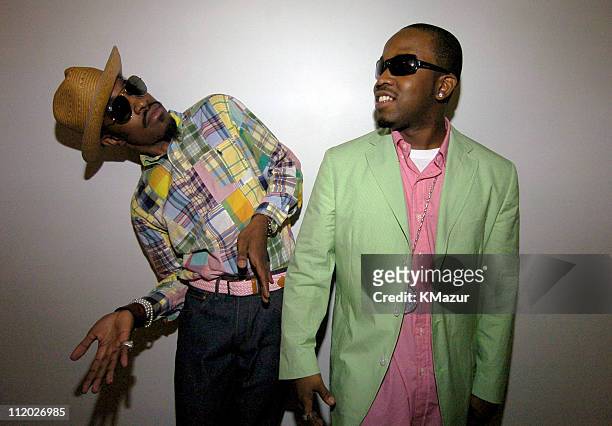 Andre 3000 and Big Boi of Outkast, winners of the Roc the Mic Award