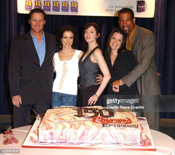 Alyssa Milano And Brian Krause Imagens e fotografias de stock Getty