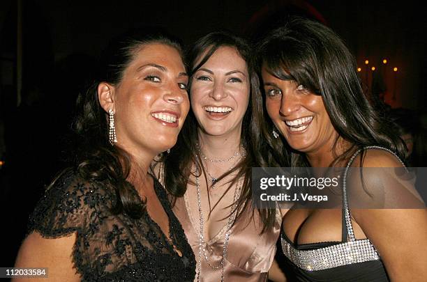 Jessica Meisels, Blair Levin and Jeniffer Goldman during Lionsgate 2006 Oscar Party at Chateau Marmont in West Hollywood, California, United States.