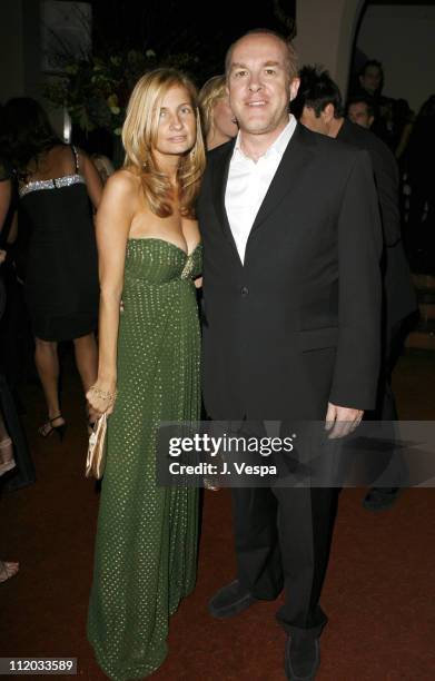 Holly Wiersma and Cassian Elwes during Lionsgate 2006 Oscar Party at Chateau Marmont in West Hollywood, California, United States.