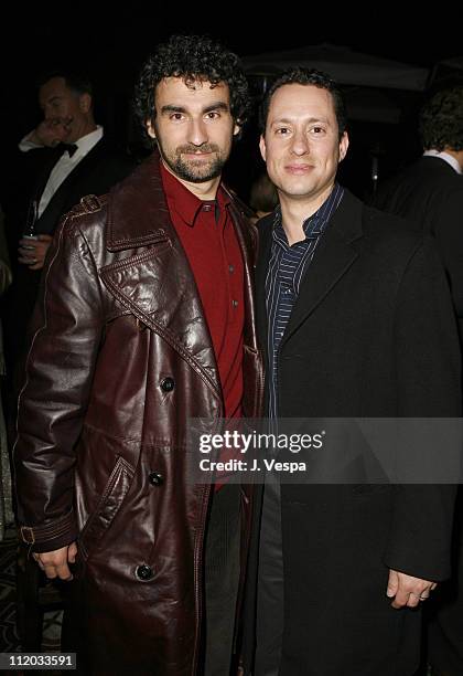 Ken Kokin and David Siegel during Lionsgate 2006 Oscar Party at Chateau Marmont in West Hollywood, California, United States.