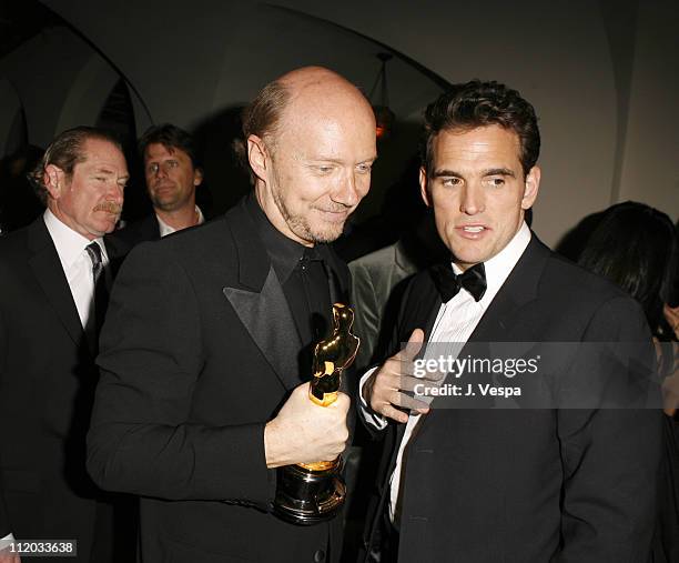 Paul Haggis, winner Best Original Screenplay and Best Picture for "Crash" and Matt Dillon