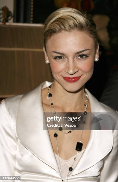 Samaire Armstrong during Lionsgate 2006 Oscar Party at Chateau Marmont in West Hollywood, California, United States.