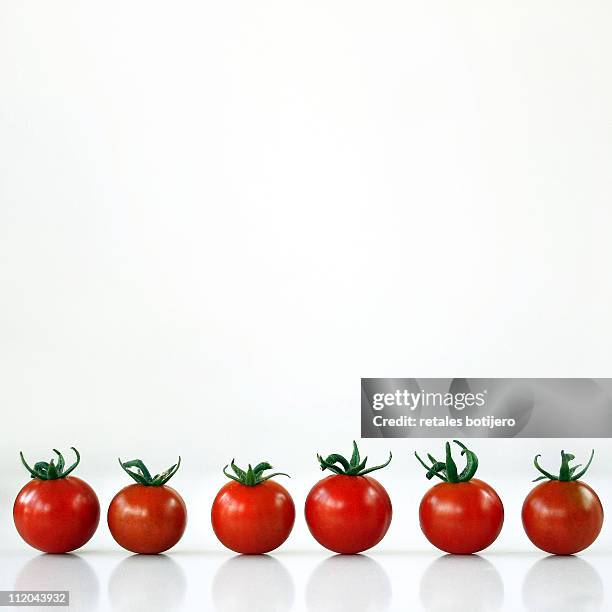 cherry tomatoes - tomato isolated stock pictures, royalty-free photos & images