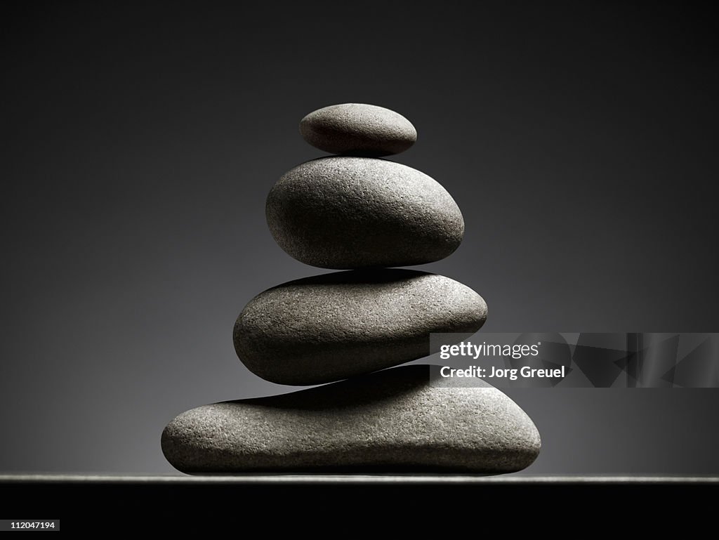 A stack of stones