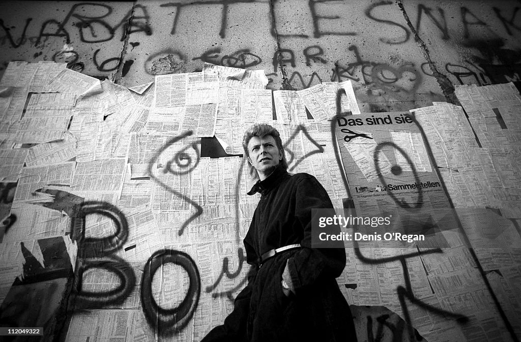 Bowie At Berlin Wall