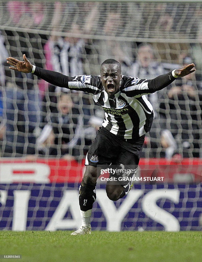 Newcastle United's Ivorian midfielder Ch