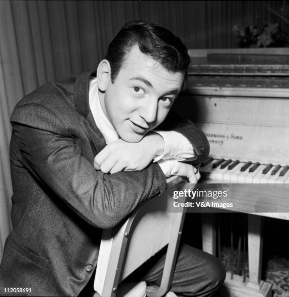 Bobby Darin, posed, 1960.