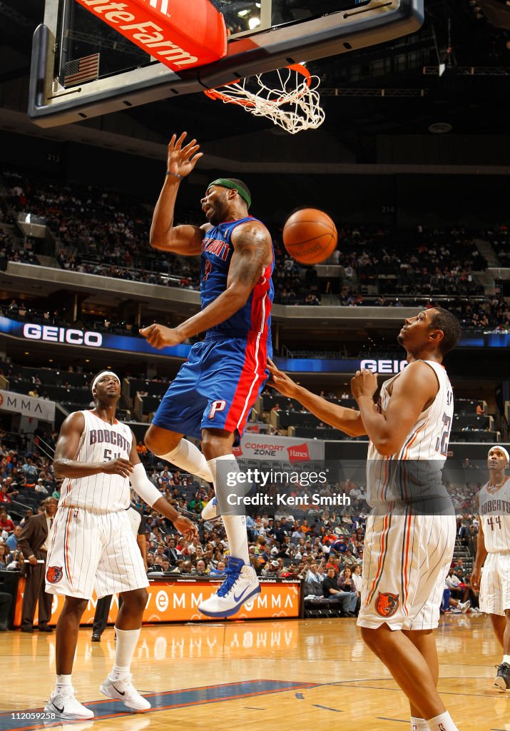 Detroit Pistons vs. Charlotte Bobcats