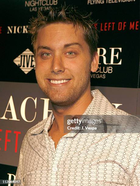 Lance Bass during Nick Lachey Album Release Party at Mood Sponsored by Pure Las Vegas at Mood in Hollywood, California, United States.