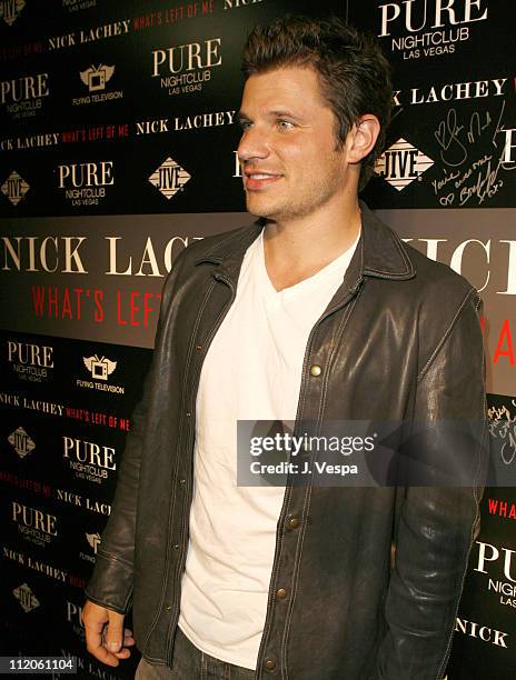 Nick Lachey during Nick Lachey Album Release Party at Mood Sponsored by Pure Las Vegas at Mood in Hollywood, California, United States.