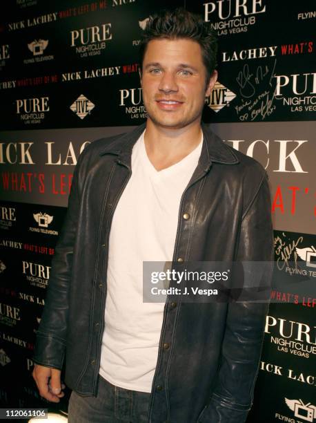 Nick Lachey during Nick Lachey Album Release Party at Mood Sponsored by Pure Las Vegas at Mood in Hollywood, California, United States.