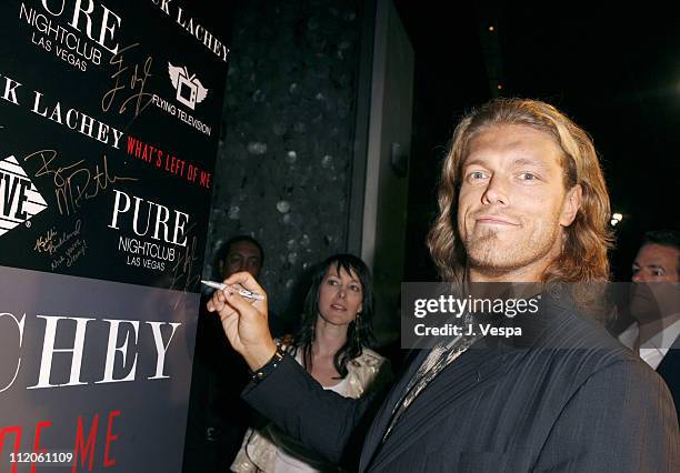 Edge during Nick Lachey Album Release Party at Mood Sponsored by Pure Las Vegas at Mood in Hollywood, California, United States.