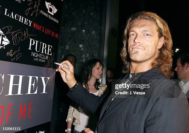 Edge during Nick Lachey Album Release Party at Mood Sponsored by Pure Las Vegas at Mood in Hollywood, California, United States.