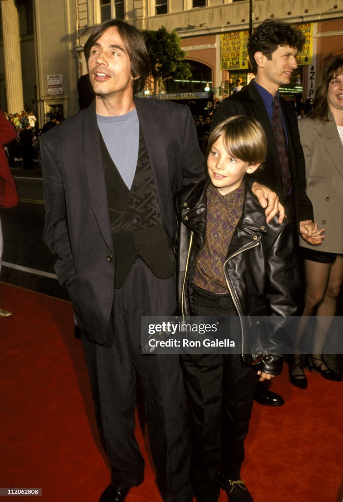 Jackson Browne and son Ryan Browne at World Premiere of "Batman... News Photo Getty Images