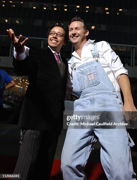 Efren Ramirez and Harland Williams during LionsGate's "Employee of the Month" Los Angeles Premiere at Mann's Chinese Theater in Hollywood,...