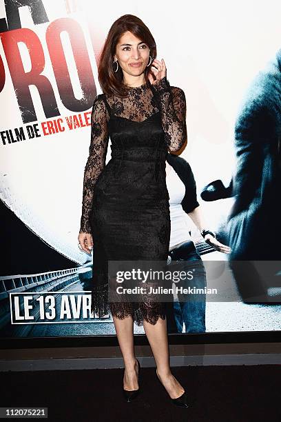 Caterina Murino attends 'La Proie' Paris premiere at UGC Cine Cite Bercy on April 12, 2011 in Paris, France.