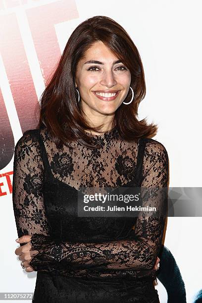 Caterina Murino attends 'La Proie' Paris premiere at UGC Cine Cite Bercy on April 12, 2011 in Paris, France.