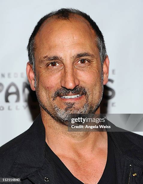 Actor Michael Papajohn arrives at the opening night of 'Rain- A Tribute To The Beatles' at the Pantages Theatre on April 12, 2011 in Hollywood,...