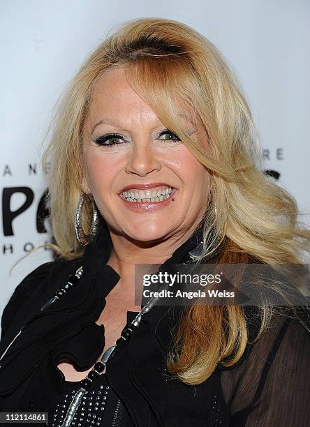 Actress Charlene Tilton arrives at the opening night of 'Rain- A Tribute To The Beatles' at the Pantages Theatre on April 12, 2011 in Hollywood,...