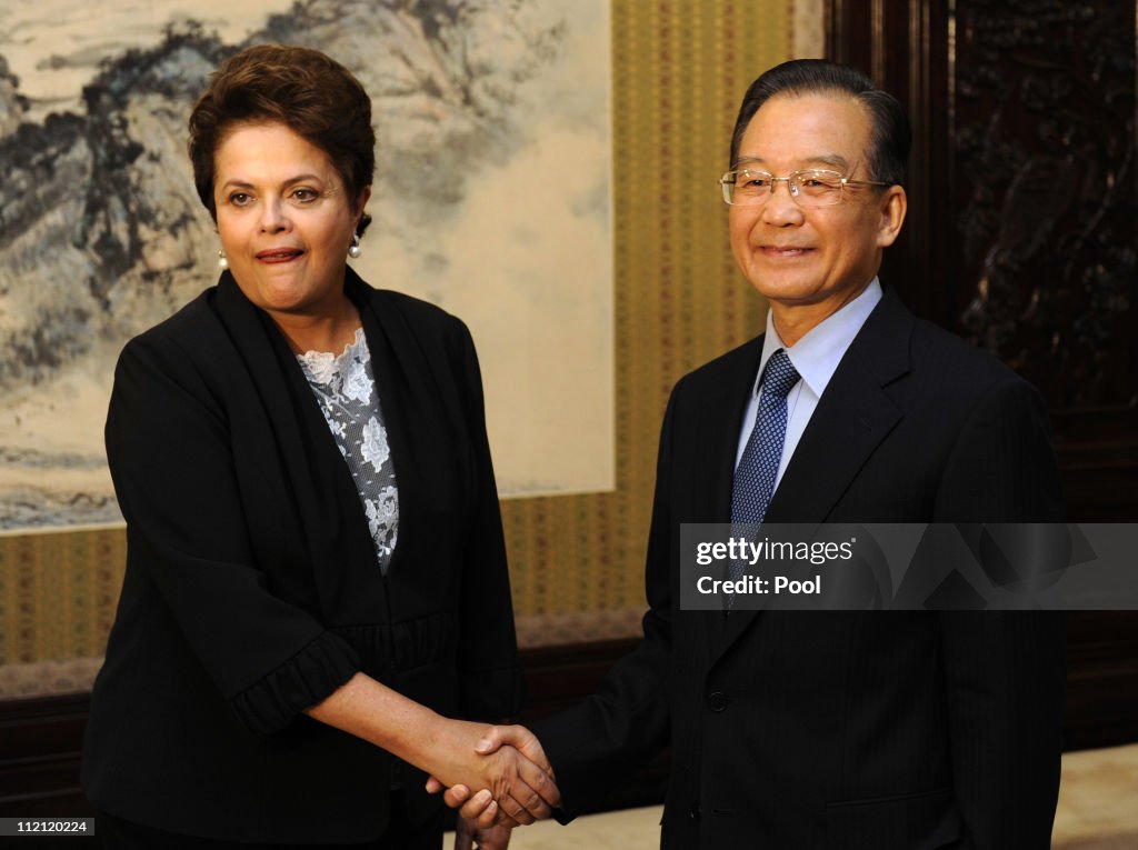 Brazilian President Dilma Vana Rousseff Visits China
