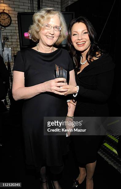 Elizabeth Blackburn and Fran Drescher attend Good Housekeeping's annual Shine On Awards honoring remarkable women at Radio City Music Hall on April...