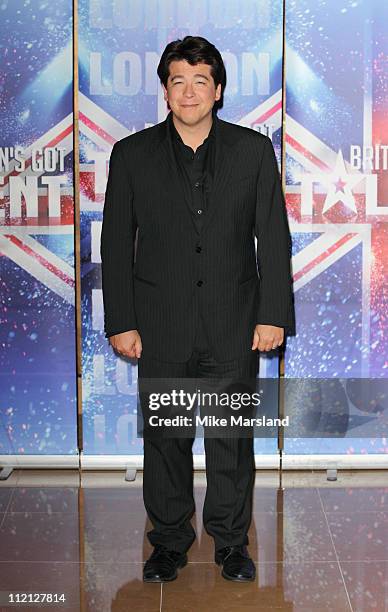 Michael McIntyre promotes the new 'Britain's Got Talent' series for ITV at May Fair Hotel on April 13, 2011 in London, England.
