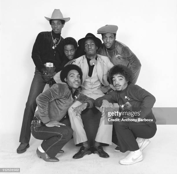 Portrait of Grandmaster Flash and the Furious Five, New York, December 1980.